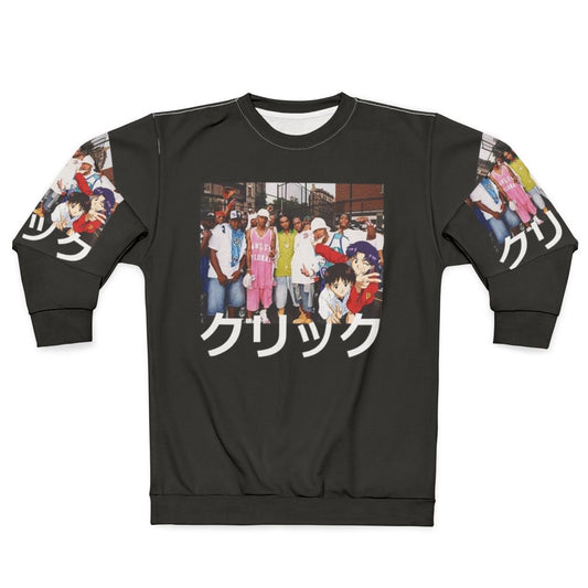 Dipset x Evangelion x Clique Graphic Sweatshirt