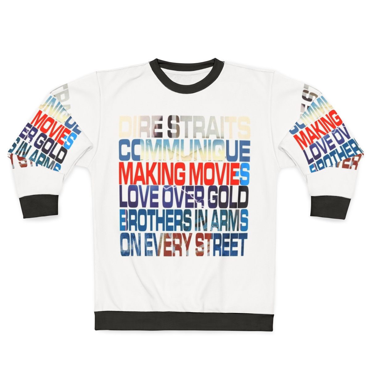 Dire Straits Classic Rock Albums Sweatshirt