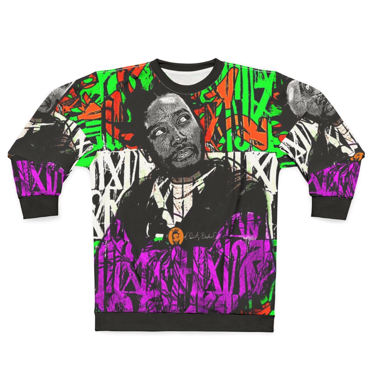 ODB inspired graffiti style sweatshirt with colorful graphics