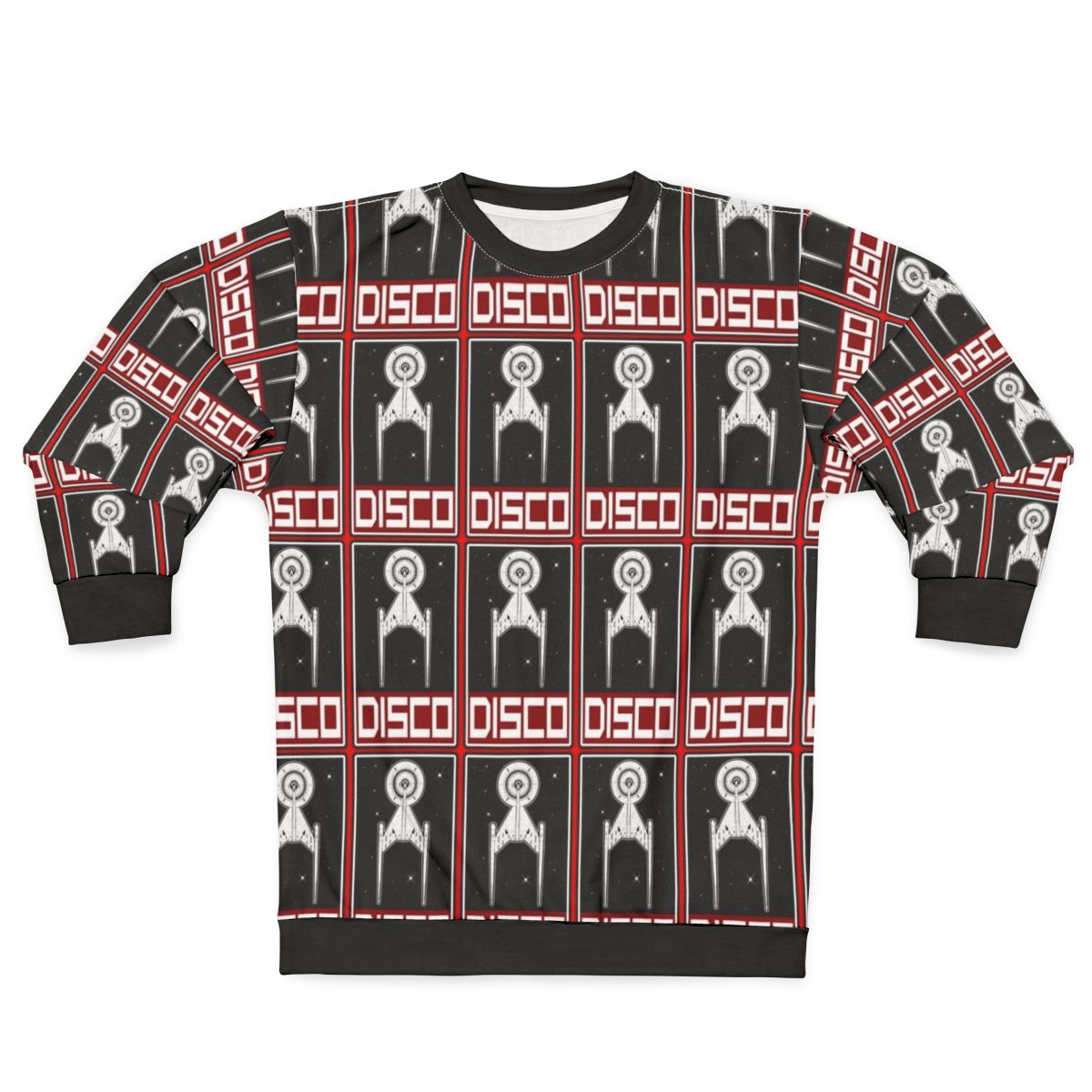 Disco Red Star Trek Sweatshirt