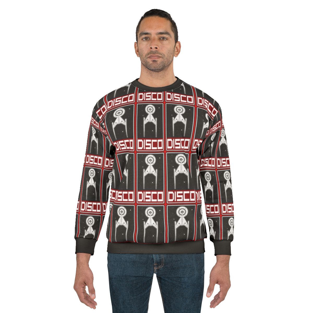 Disco Red Star Trek Sweatshirt