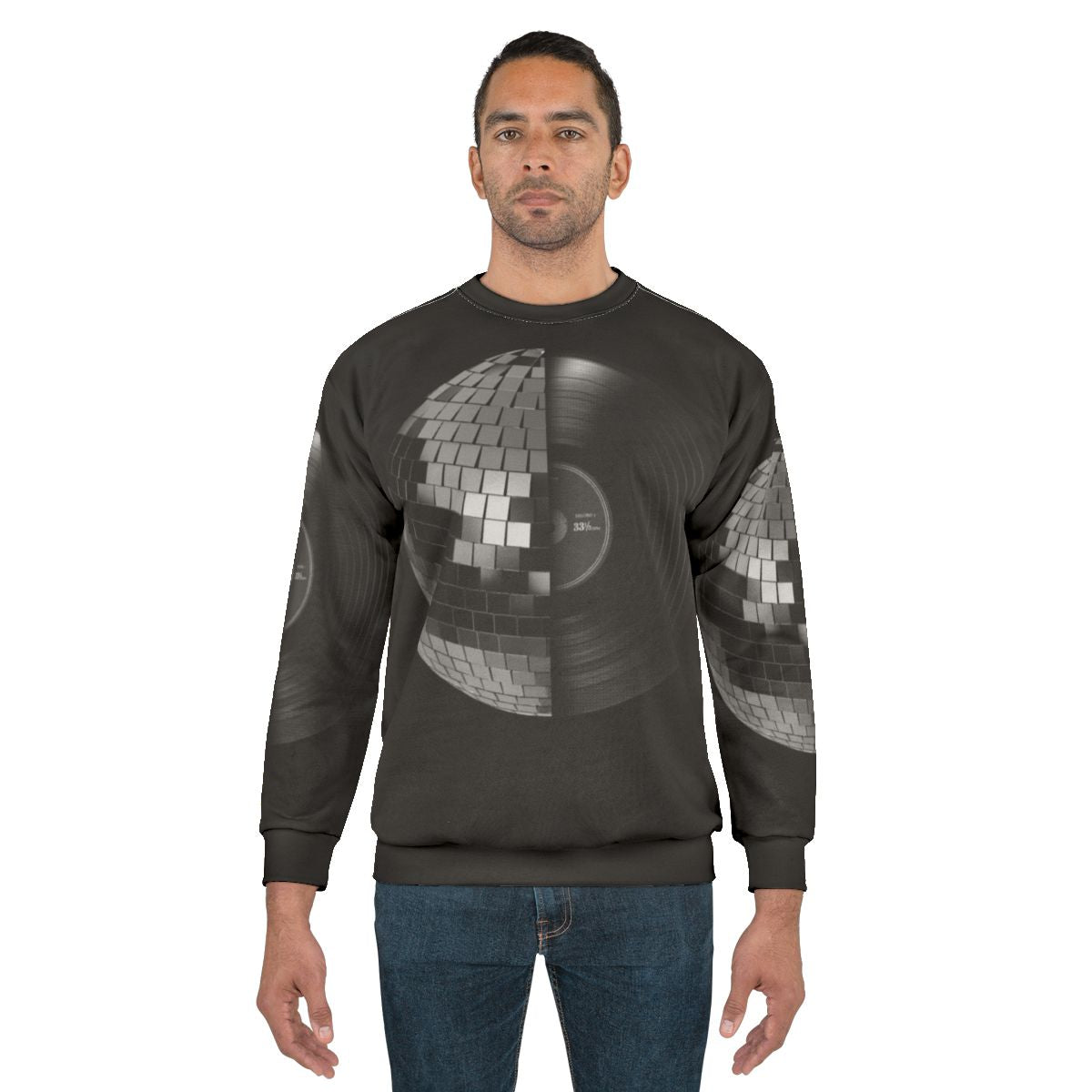 Disco-inspired retro sweatshirt