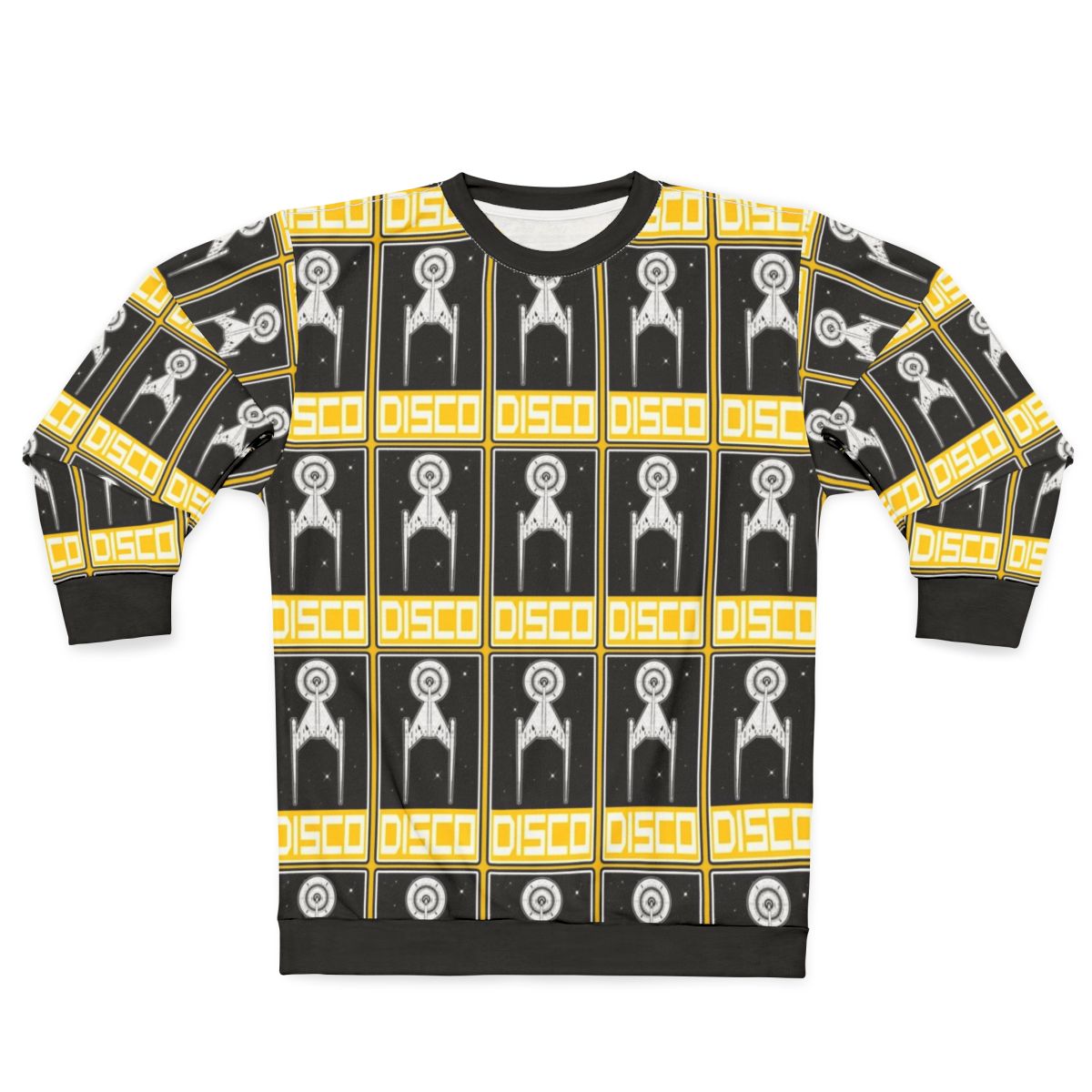 Retro Disco Yellow Sweatshirt