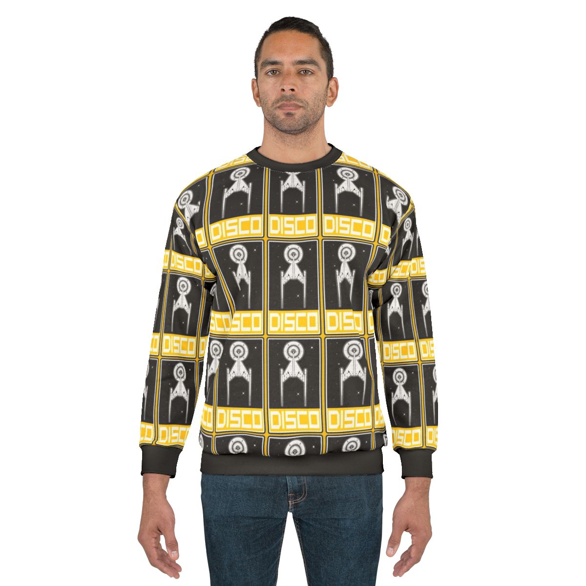 Retro Disco Yellow Sweatshirt