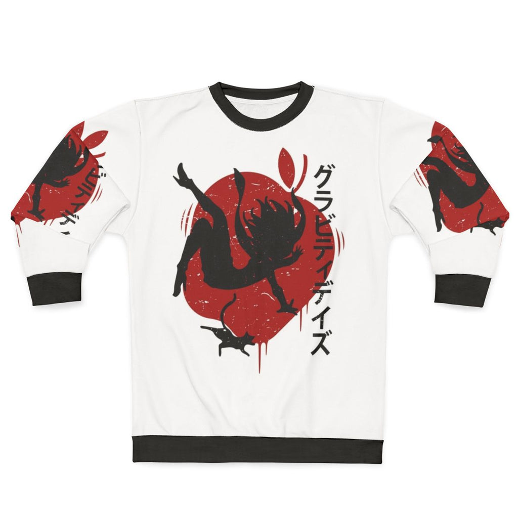 Discovery of Gravitation Gravity Rush Sweatshirt, featuring fan art design