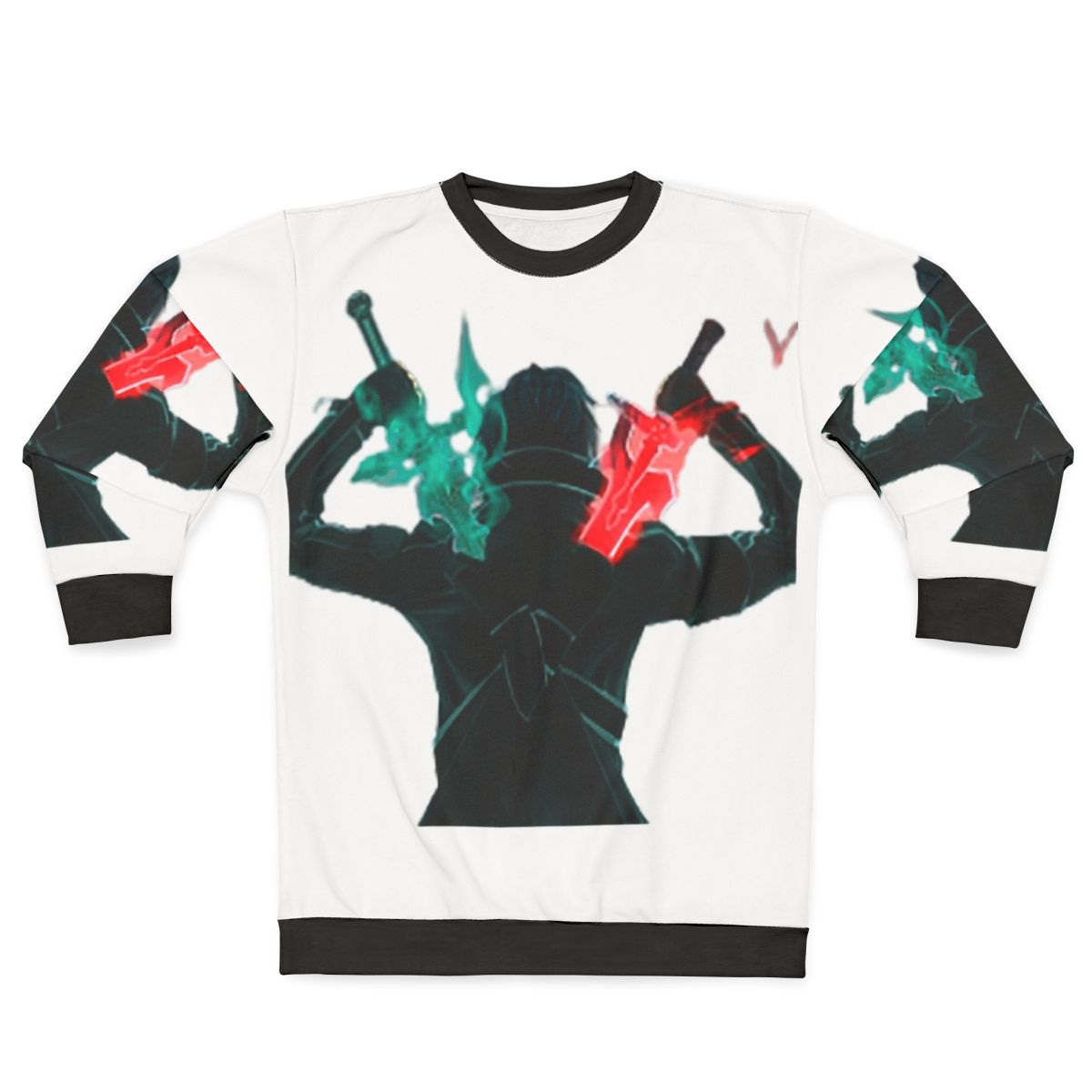 Sword Art Online inspired graphic sweatshirt