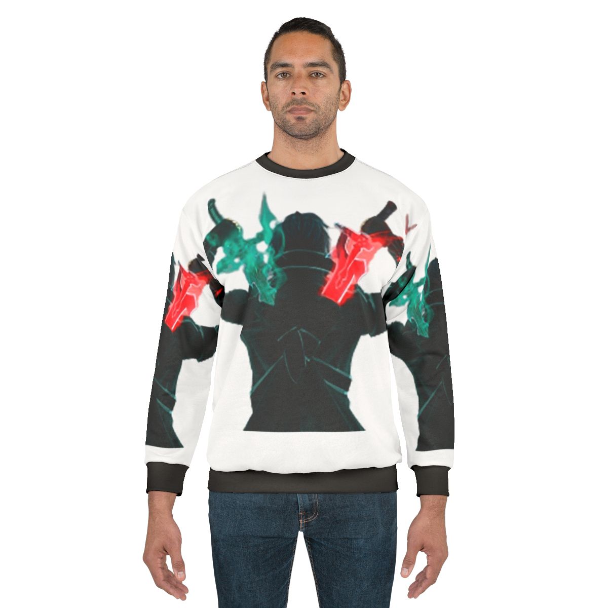 Sword Art Online inspired graphic sweatshirt