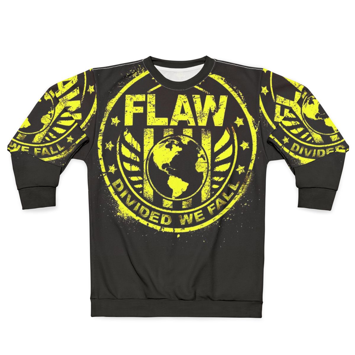 Divided We Fall Flaw Political Statement Sweatshirt