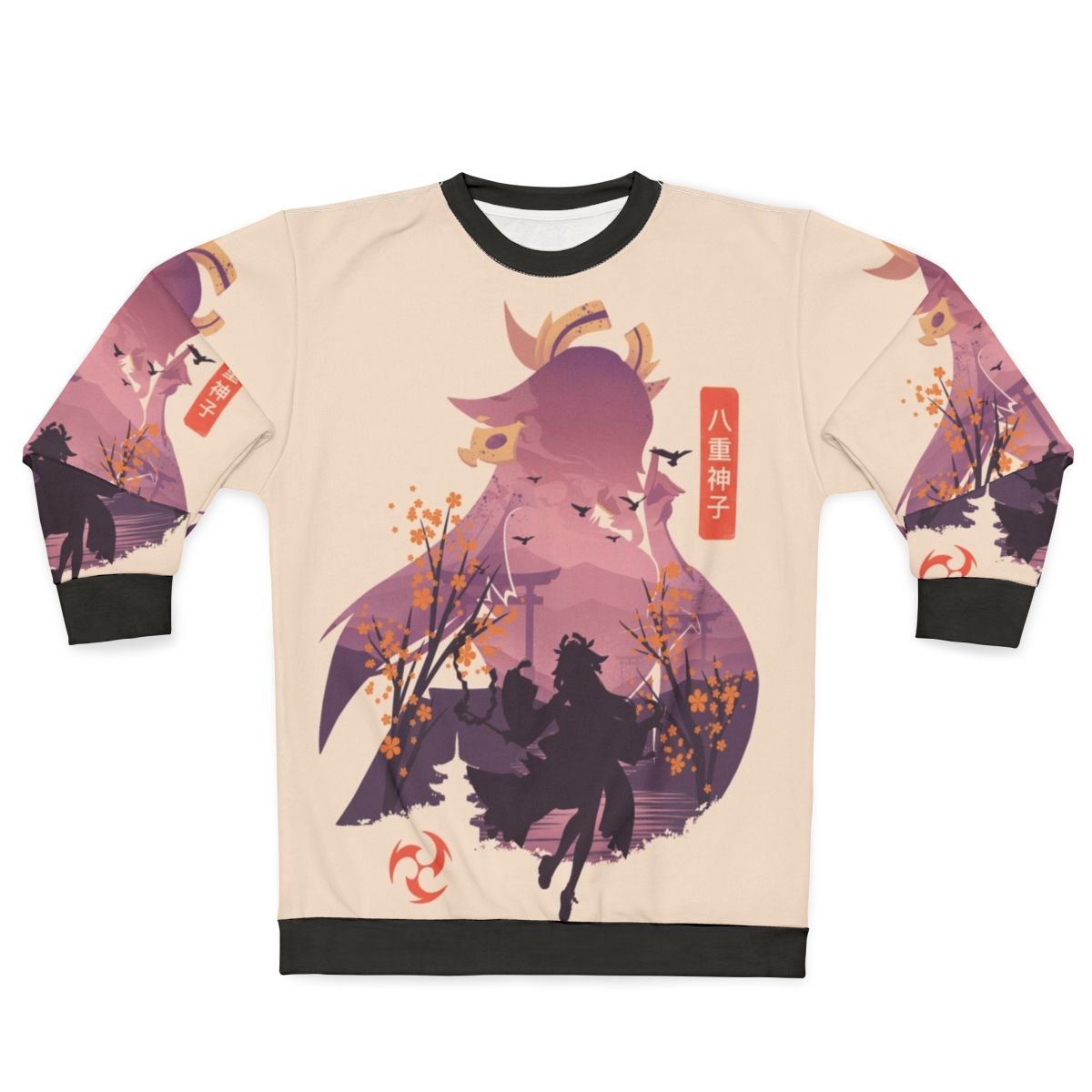 Divina Vulpes anime-inspired sweatshirt with kawaii design