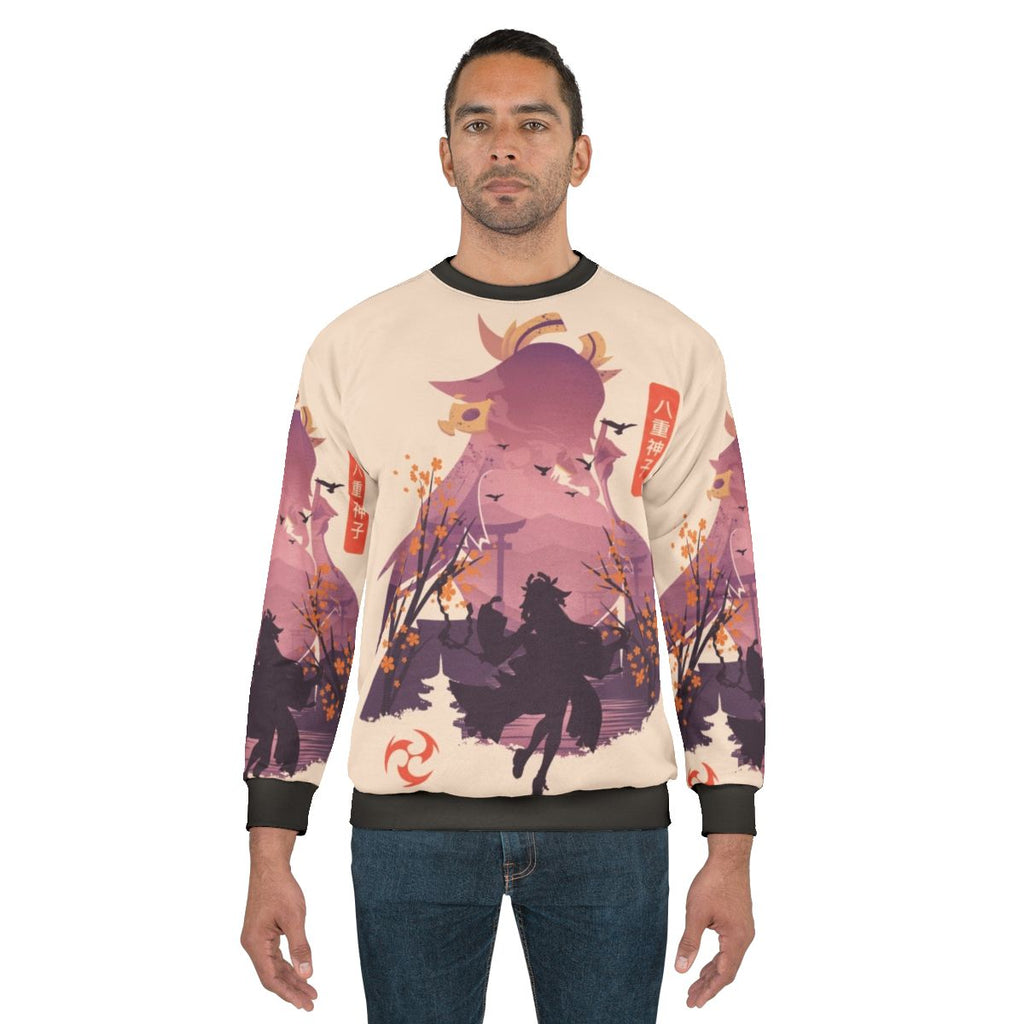 Divina Vulpes anime-inspired sweatshirt with kawaii design