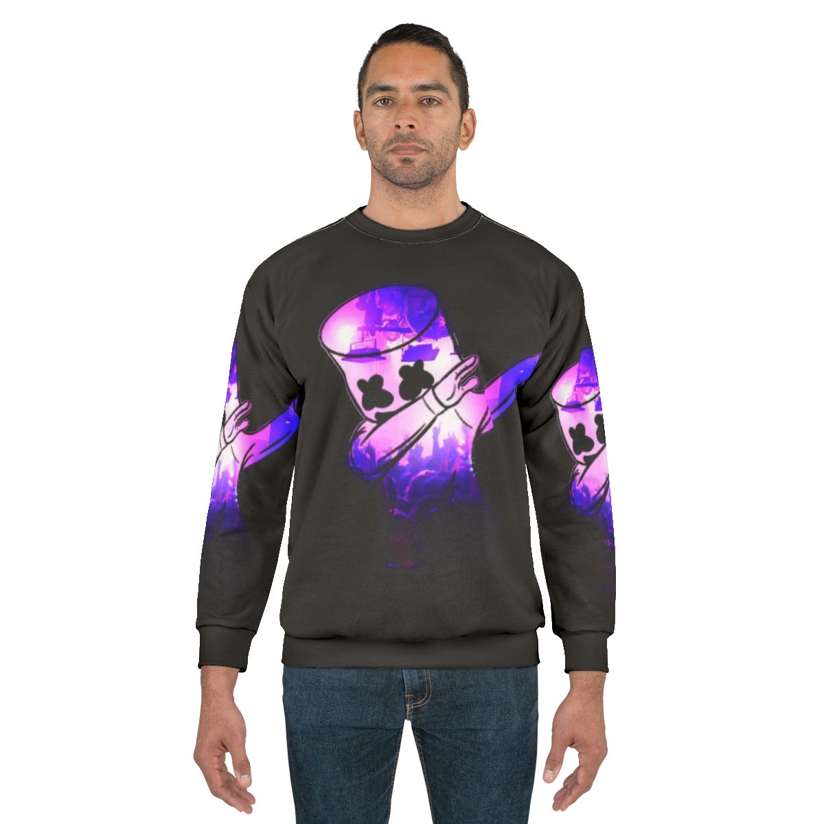 Marshmello DJ EDM Music Festival Rave Sweatshirt
