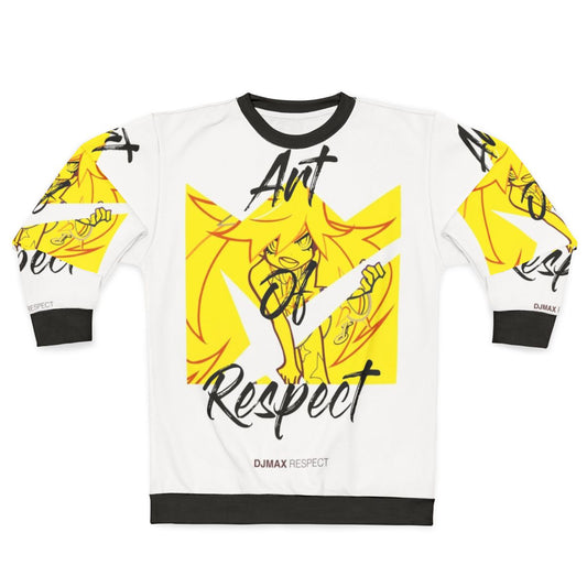 Djmax Art Of Respect Sweatshirt featuring the iconic DJMAX game logo and design