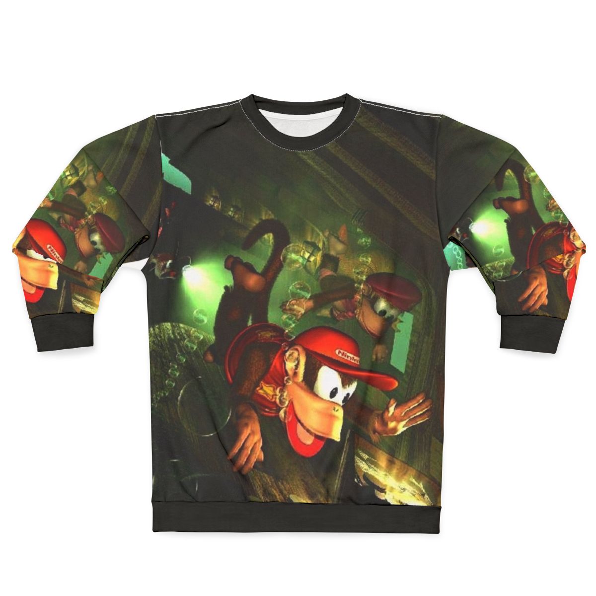 Retro DKC2 sweatshirt with iconic gaming graphics