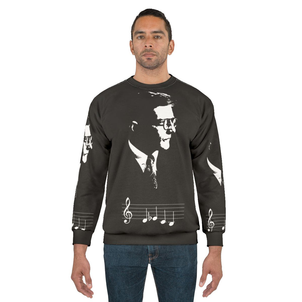 Dmitri Shostakovich DSCH Motif Musical Notes Sweatshirt