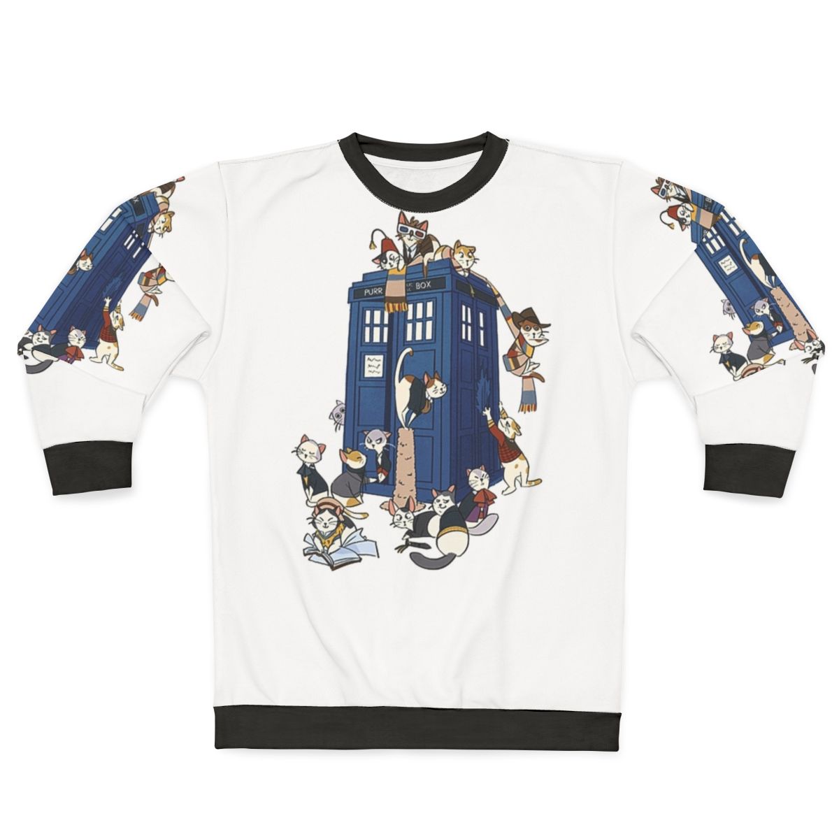 Doctor Cat Sweatshirt - Sci-Fi Inspired British Fandom Apparel