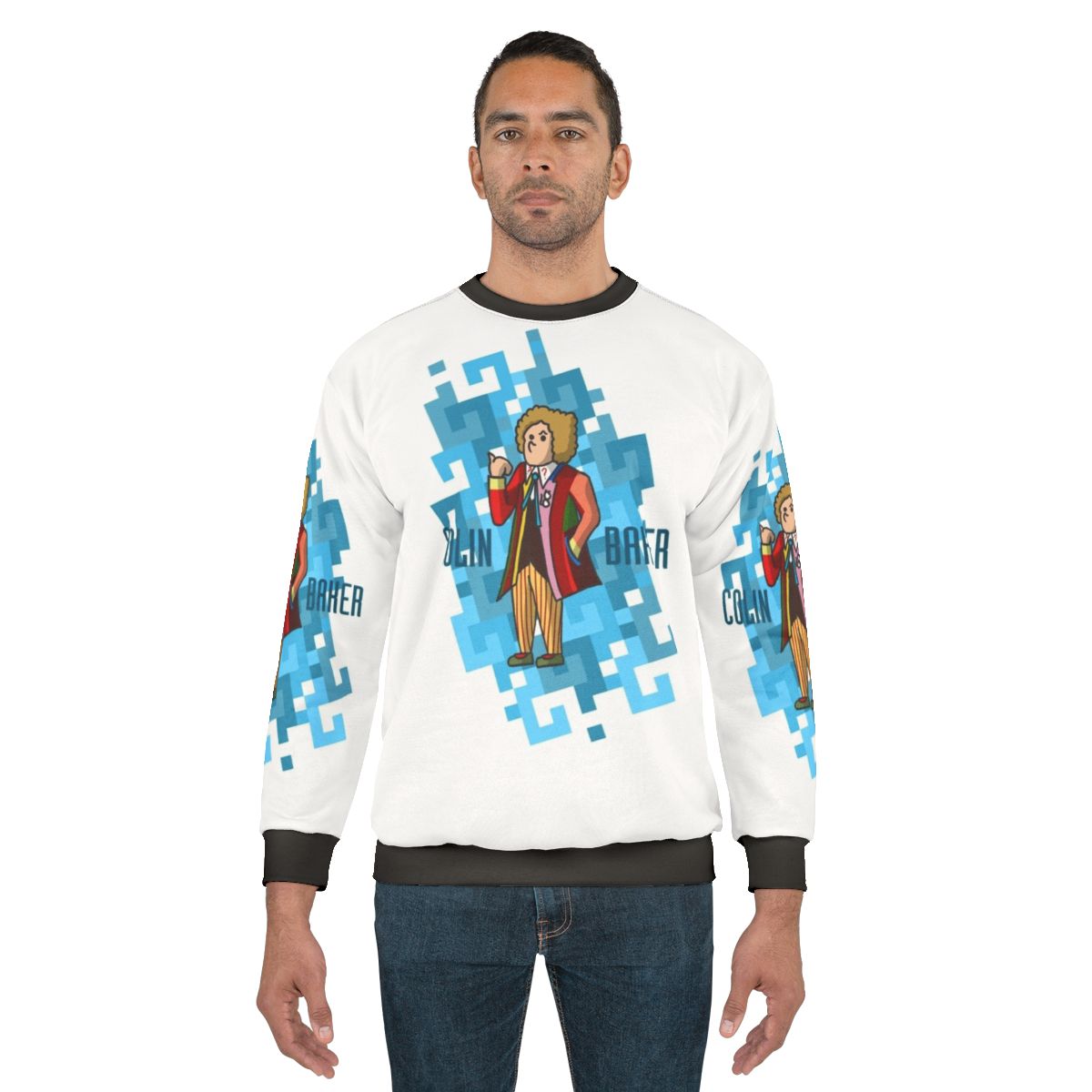 Sixth Doctor Who Sweatshirt featuring Colin Baker