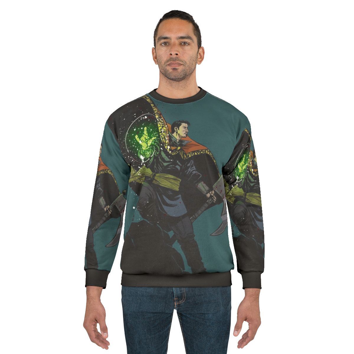 Doctor Strange Sweatshirt with Marvel Comics Superheroes Design