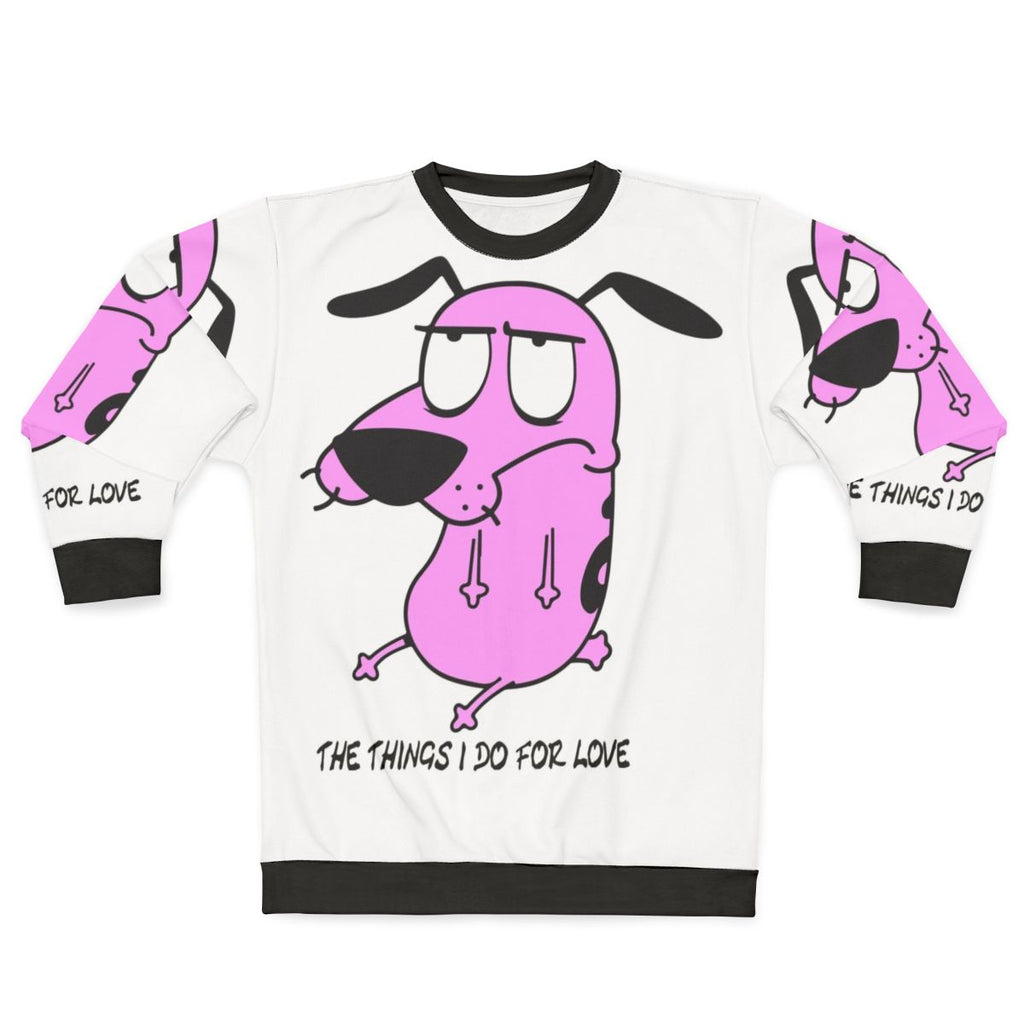 Cozy dog wearing a comfortable and fashionable sweatshirt