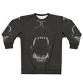 Dog Teeth Black and White Sweatshirt
