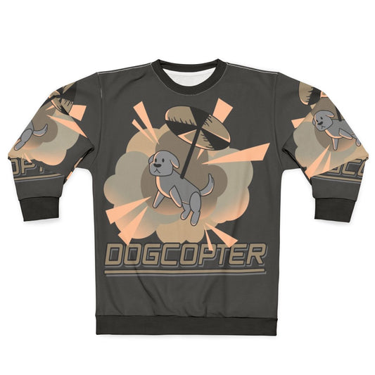 Dogcopter cartoon dog sweatshirt