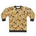 Doge Meme Sweatshirt with Cute Dog Graphic Design
