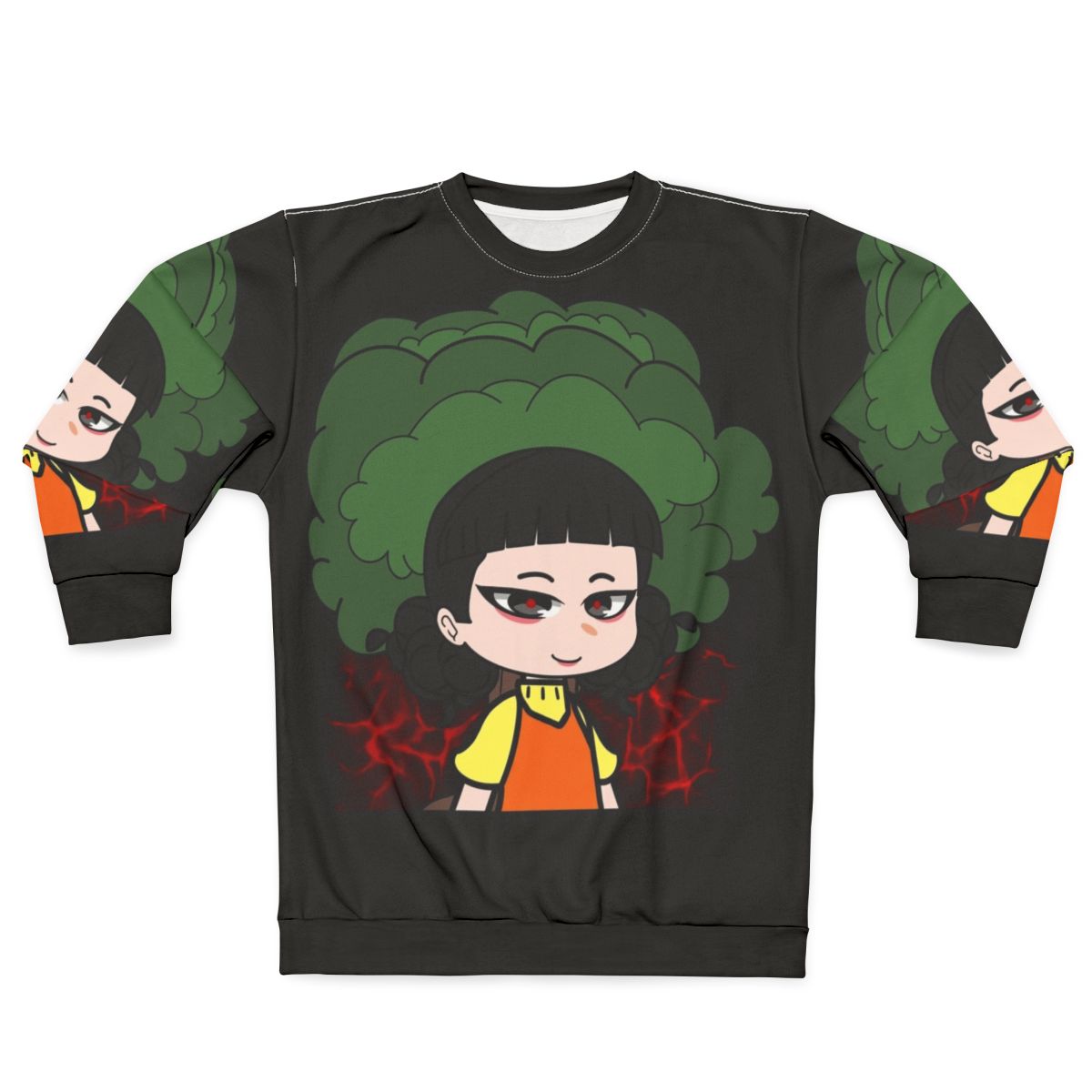 Squid Game Doll Illustration Sweatshirt