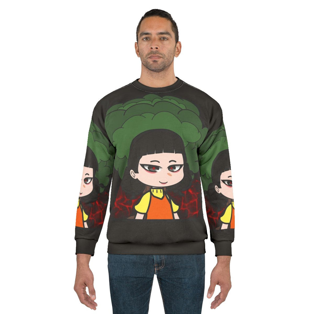 Squid Game Doll Illustration Sweatshirt