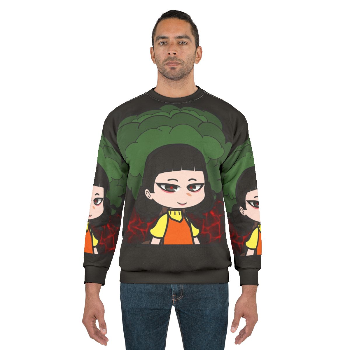 Squid Game Doll Illustration Sweatshirt