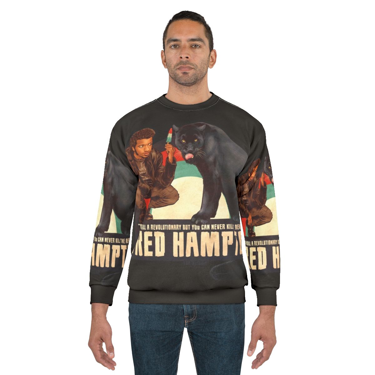 Fred Hampton Dollop Sweatshirt, a tribute to the civil rights leader