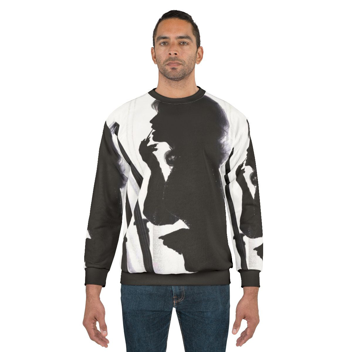 Dolly Parton Silhouette Black and White Sweatshirt