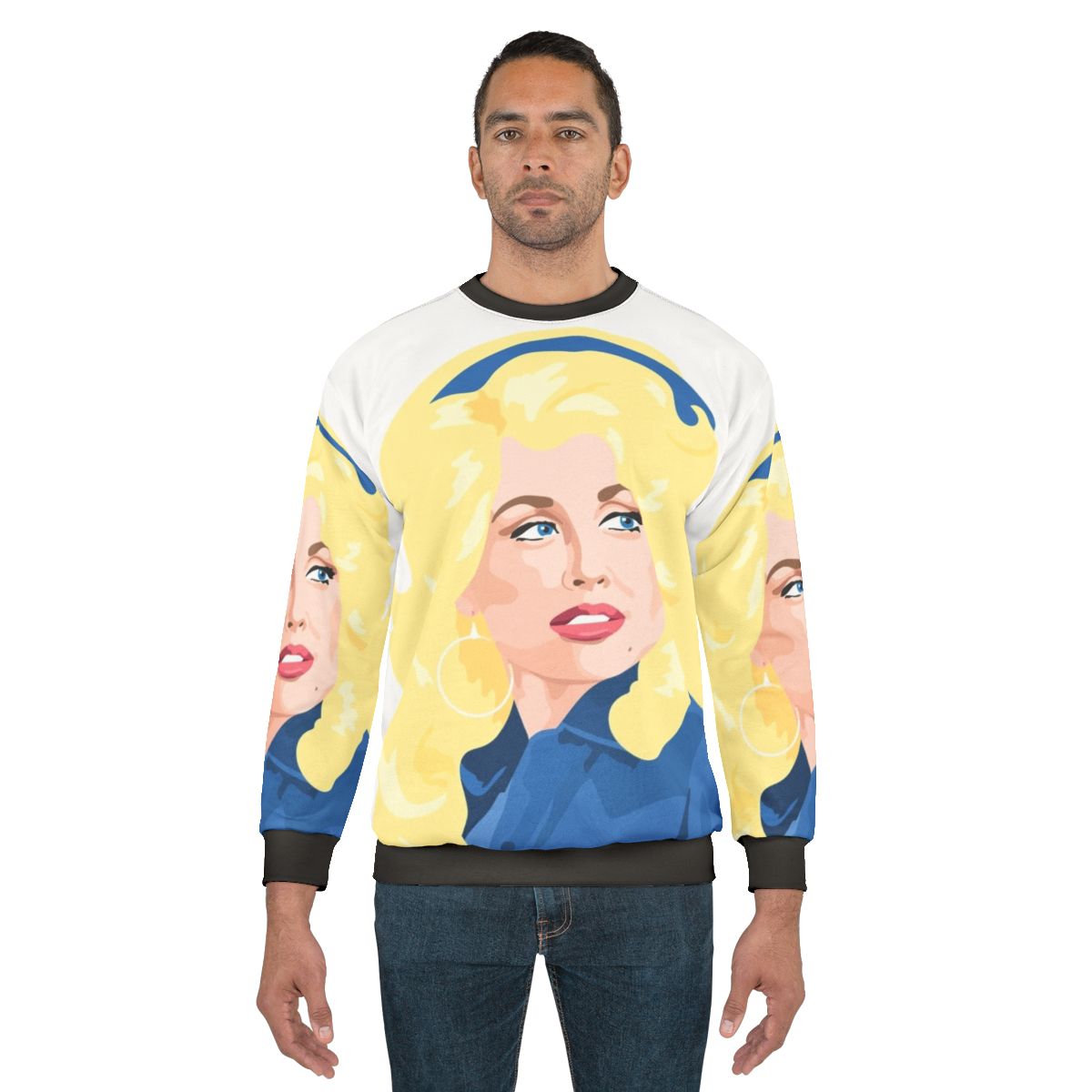 Vintage Dolly Parton Sweatshirt featuring young Dolly Parton in color