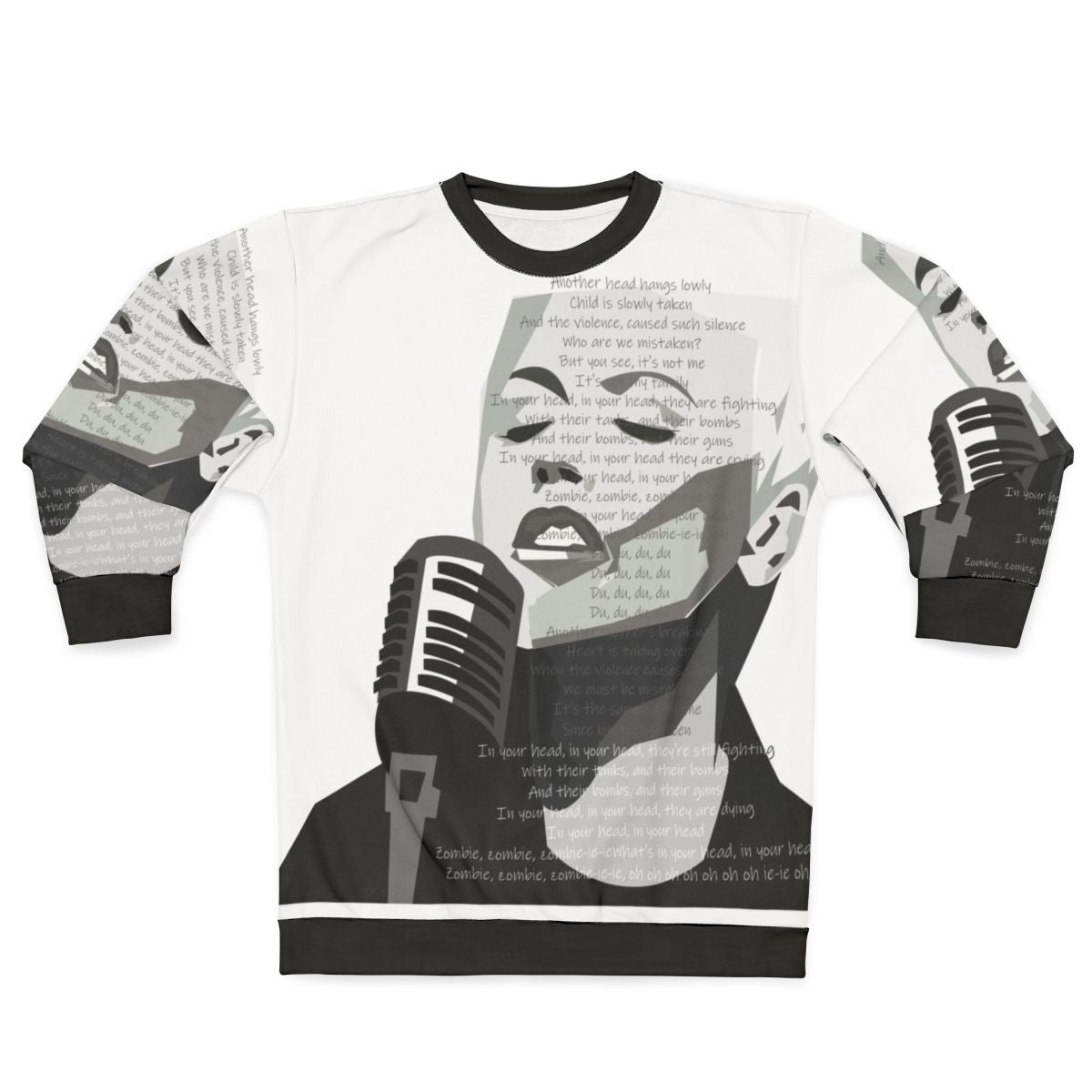 Dolores O'Riordan Zombie Lyrics Sweatshirt