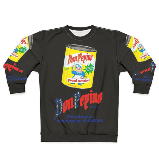 Don Pepino vintage inspired Italian food themed sweatshirt
