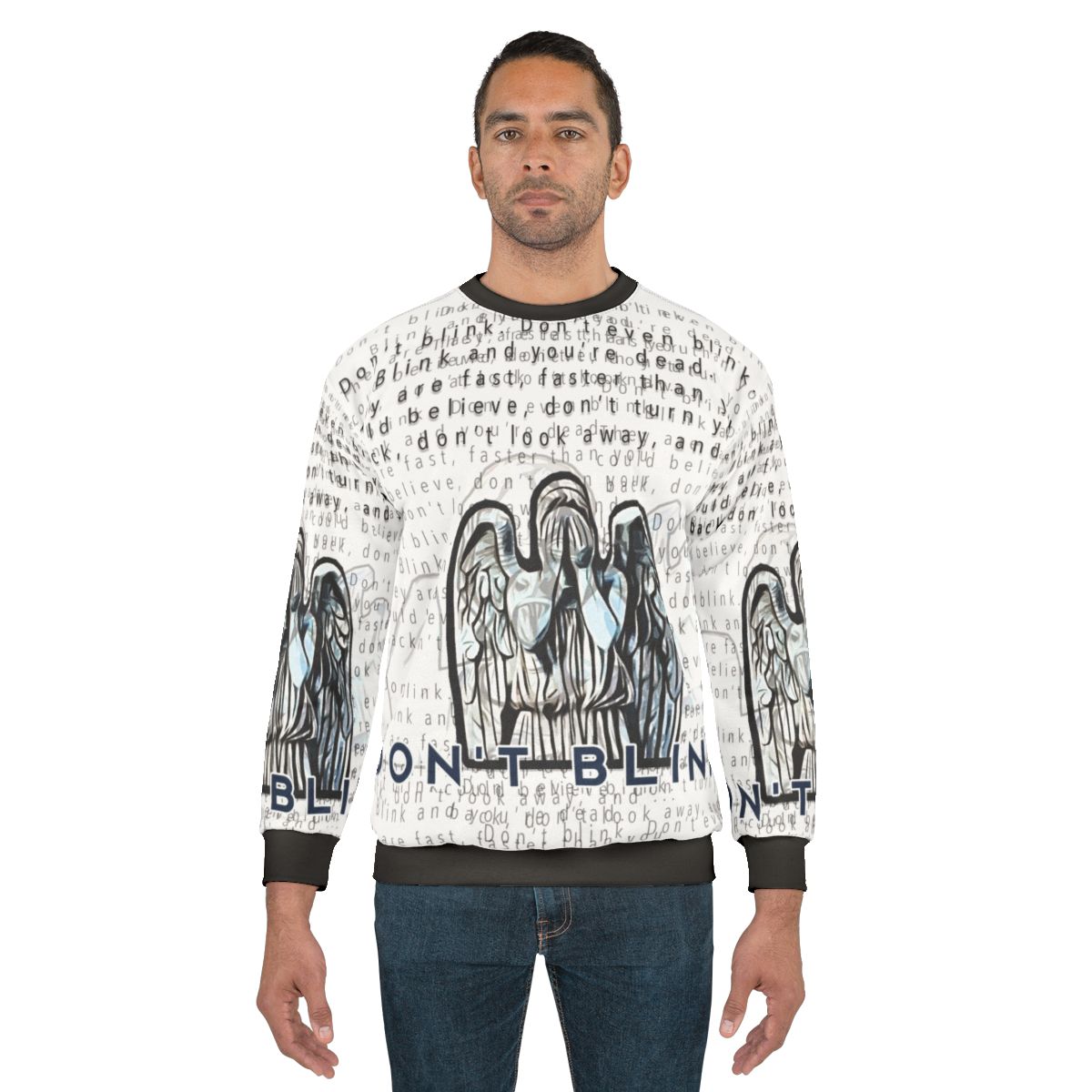Don't Blink Doctor Who Weeping Angels Sweatshirt