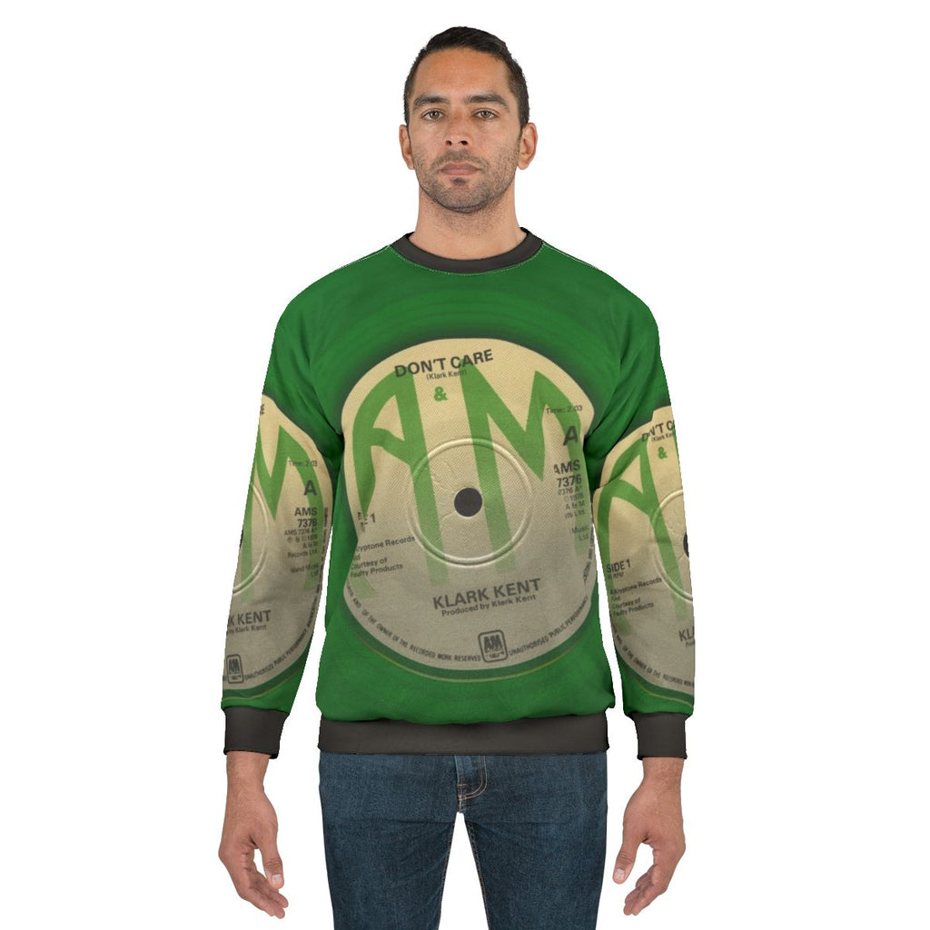 Don't Care Klark Kent 45 RPM Single Sweatshirt