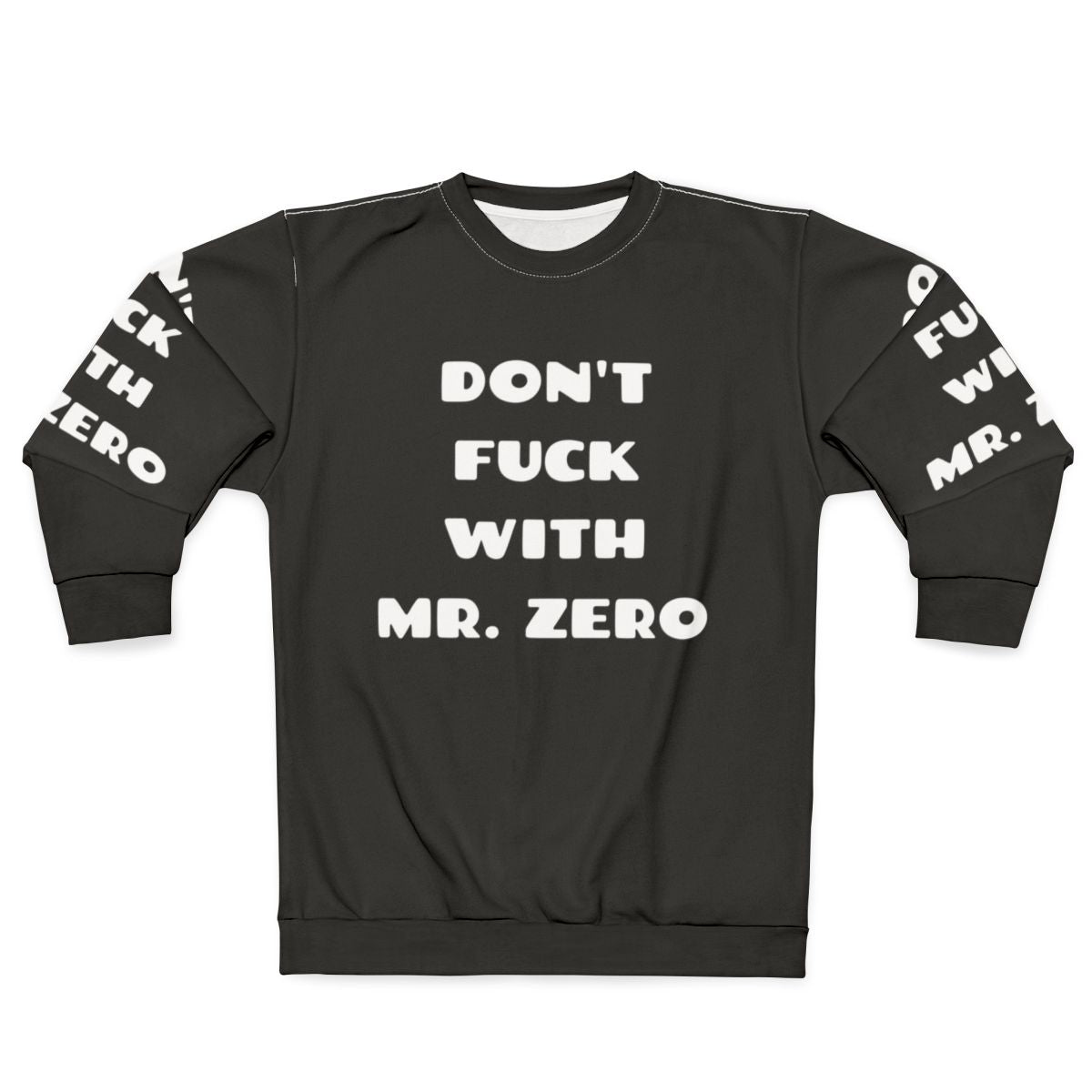 Vintage "Don't Fuck with Mr. Zero" 80s movie sweatshirt