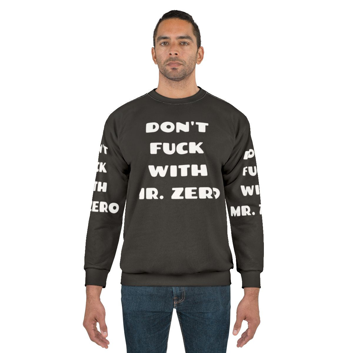 Vintage "Don't Fuck with Mr. Zero" 80s movie sweatshirt