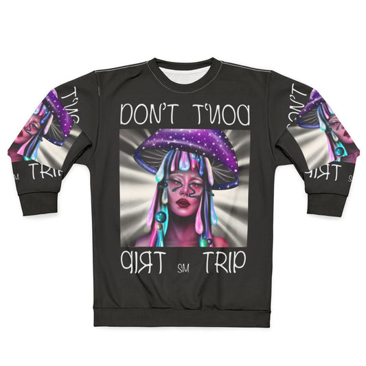 Trippy psychedelic mushroom sweatshirt