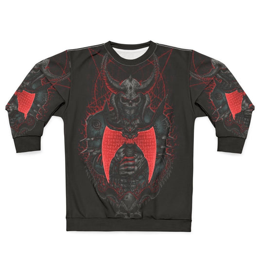 Doom Eternal Marauder Sweatshirt with Doomguy and BFG