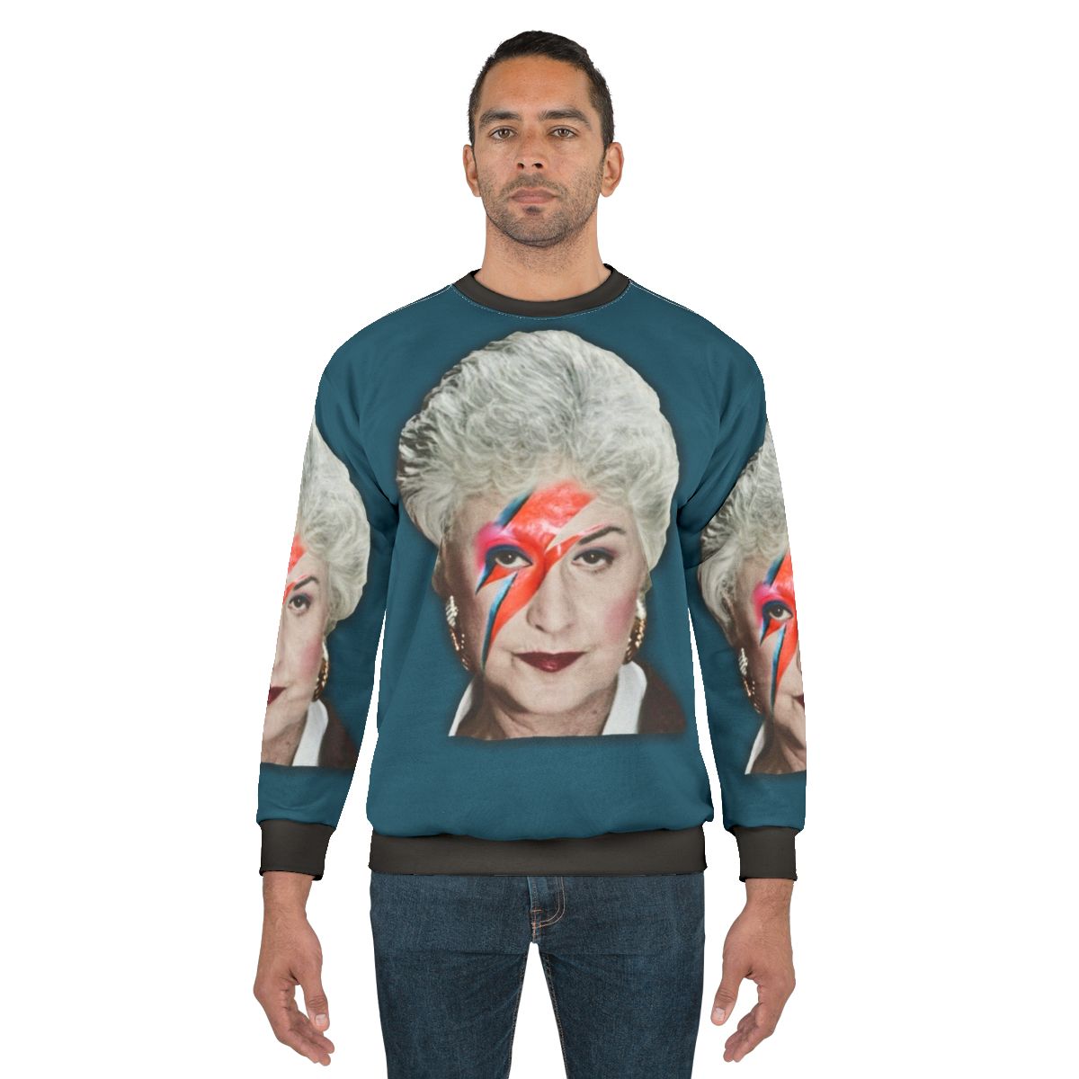 Vintage inspired Dorothy Zbornak sweatshirt with Golden Girls graphics