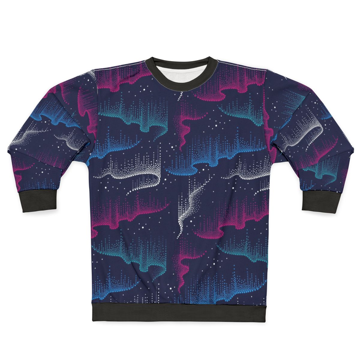 Aurora Borealis Dotwork Sweatshirt