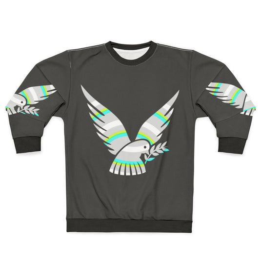 Legendary dove animal art sweatshirt