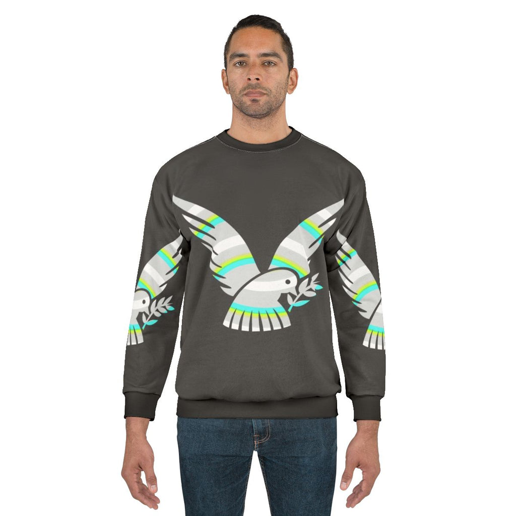 Legendary dove animal art sweatshirt
