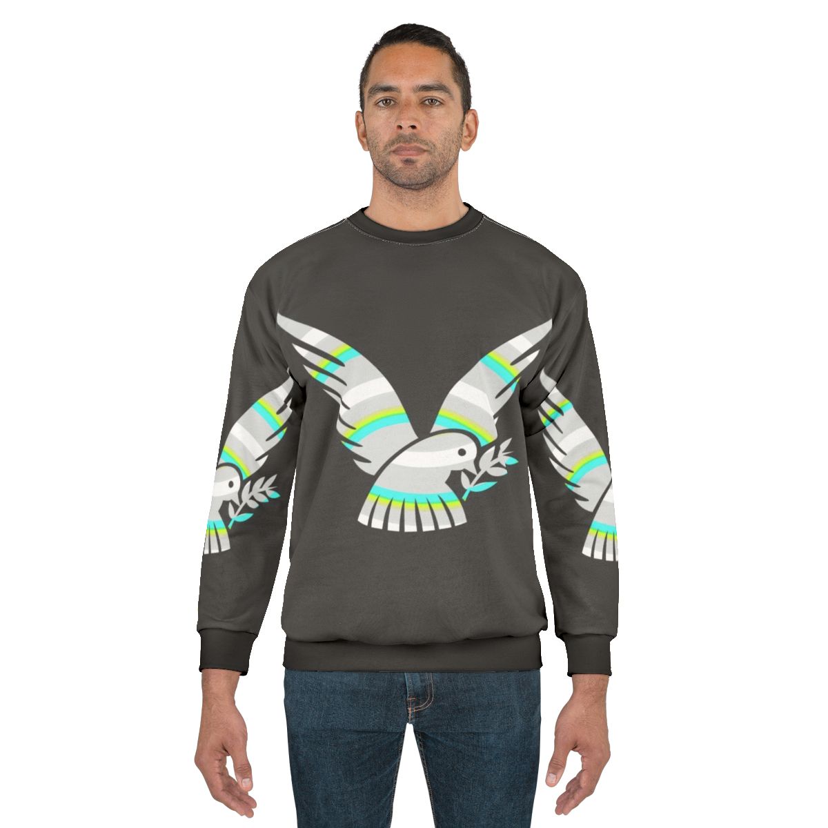 Legendary dove animal art sweatshirt