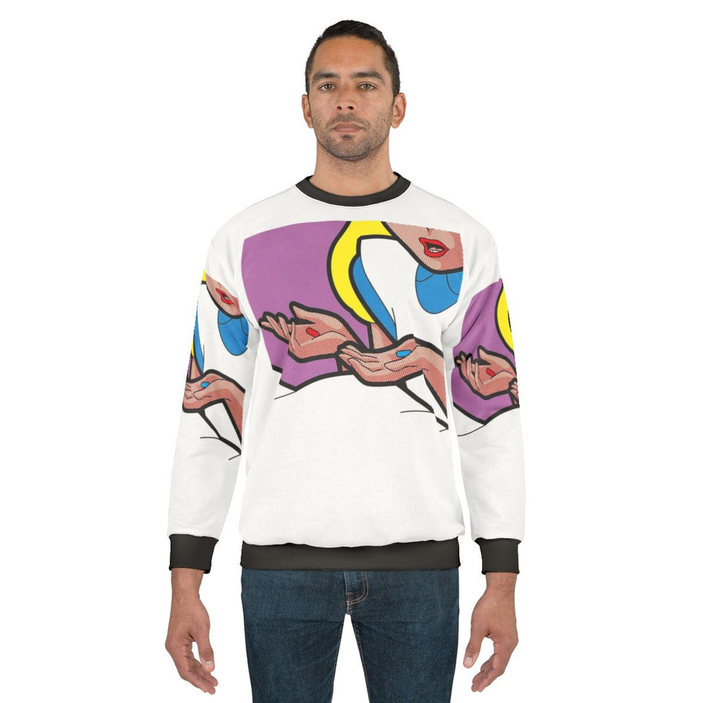Down the Rabbit Hole Alice in Wonderland Graphic Sweatshirt
