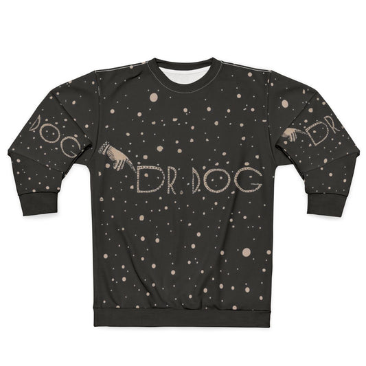 Dr. Dog Toothbrush Sweatshirt with Galaxy Print and Dental Logo