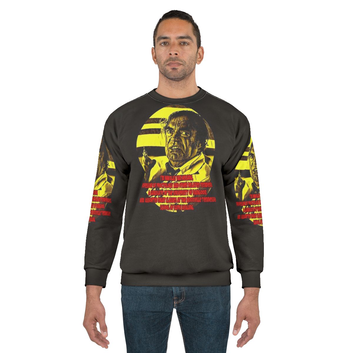 Dr. Nikolas Van Helsing Cannonball Run 2 Comedy Sweatshirt
