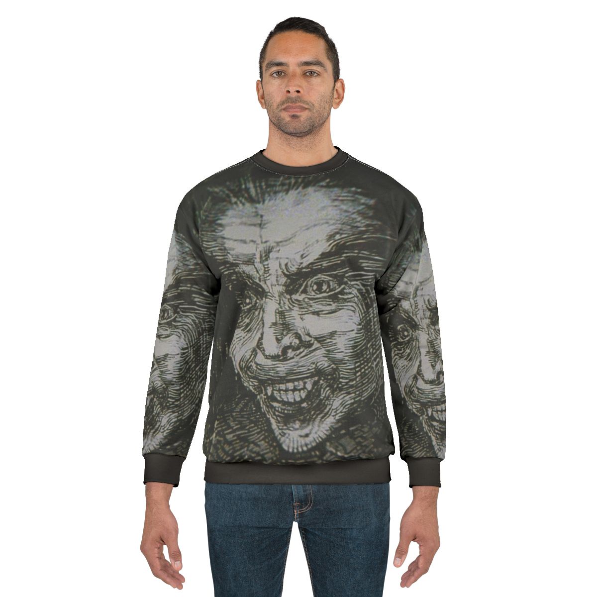 Vintage Dracula Artwork Sweatshirt