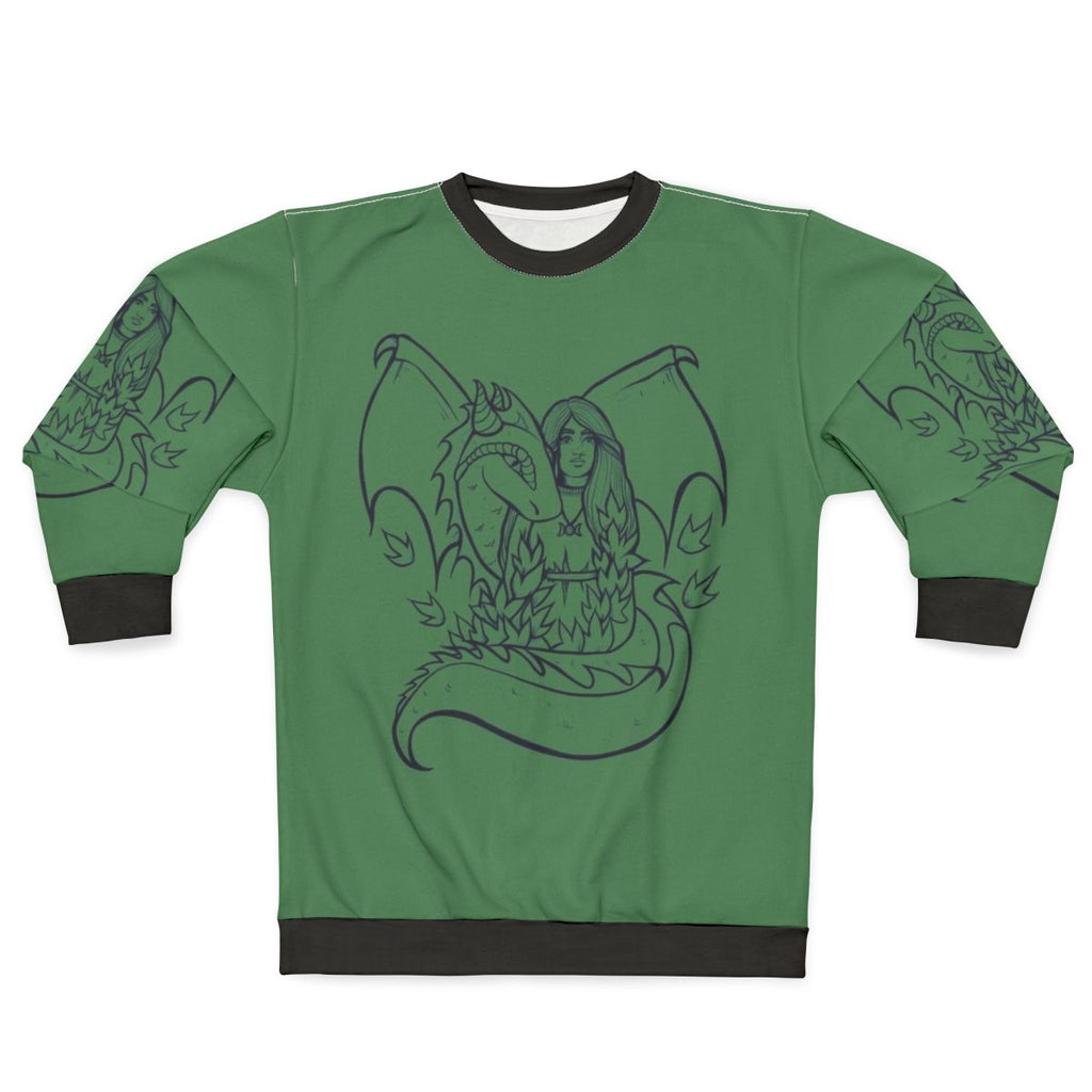 Dragon Goddess Sweatshirt featuring a majestic dragon design