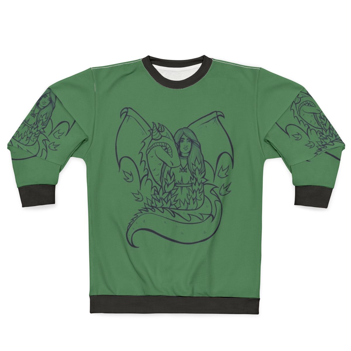Dragon Goddess Sweatshirt featuring a majestic dragon design